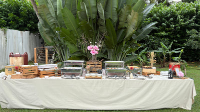 Wedding Catering in Singapore: A Romantic Garden Celebration with Swee Choon