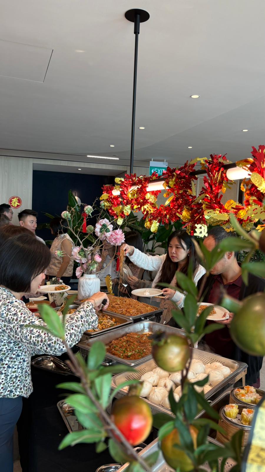 Swee Choon Seminar Catering Singapore — Dim Sum Lunch Spread for HR Conference